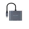 Monkey Ladder USB-C to HDMI/VGA/USB3.0/PD Converter 15cm Grey