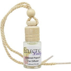 Buttered Popcorn Scented Car Diffuser By Eclectic Lady, 7.5 ml, Air Freshener, Aromatherapy Diffuser, Premium Grade Fragrance Oil