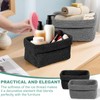 Set of 2 Braided Storage Baskets, Bathroom Stackable Storage Baskets,