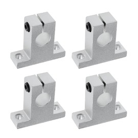 SING F LTD 4pcs SK12 Linear Shaft Support Bracket Mount 12mm CNC Linear Motion Ball Slide Units Rail Support Guide Shaft Bearing for 3D Printer Multi-axis Machine