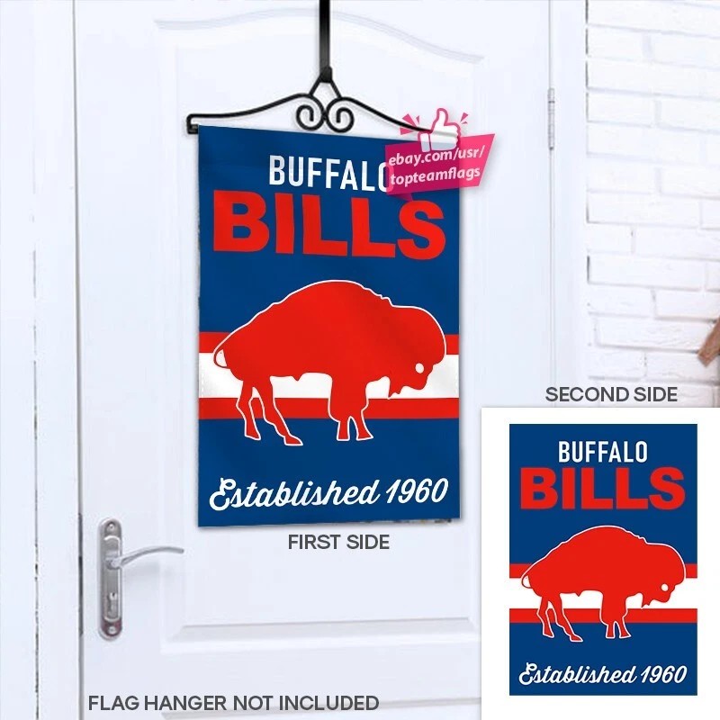 Bills Buffalo Bills Garden Flag 2 Sided Premium 12.5" X