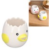 Cute Chick Egg Separator,Ceramic Egg White Liquid Filter, Egg White