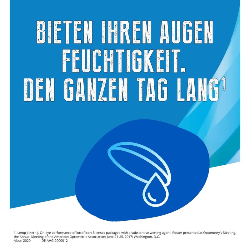 エアオプティクスプラスハイドラグライド乱視用1箱【BC】8.7【乱視度数】-0.75【乱視軸】160【PWR】-6.50