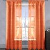 Intimates 2 Panels Woven Shimmer Voile Curtains Window Voile Panels
