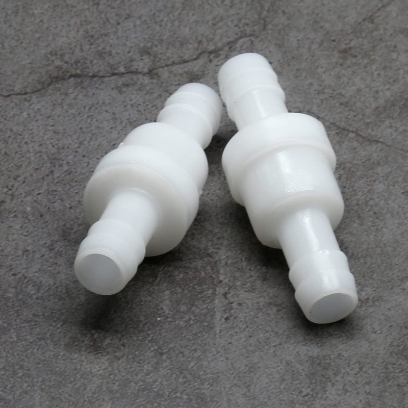 Kyuionty 2Pcs Check Valve 3/8" Plastic Barb Hose One Way