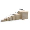 Wood Blocks for Crafts, Unfinished Wood Cubes, 3cm Natural Wooden