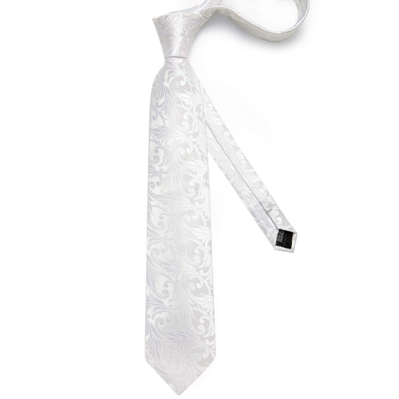 DiBanGu Men’s Business Necktie/Cuffs/Handkerchief/Clip Set -