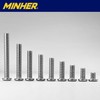 MINHER M5 x 35mm 20Pcs Flat Head Hex Socket Cap