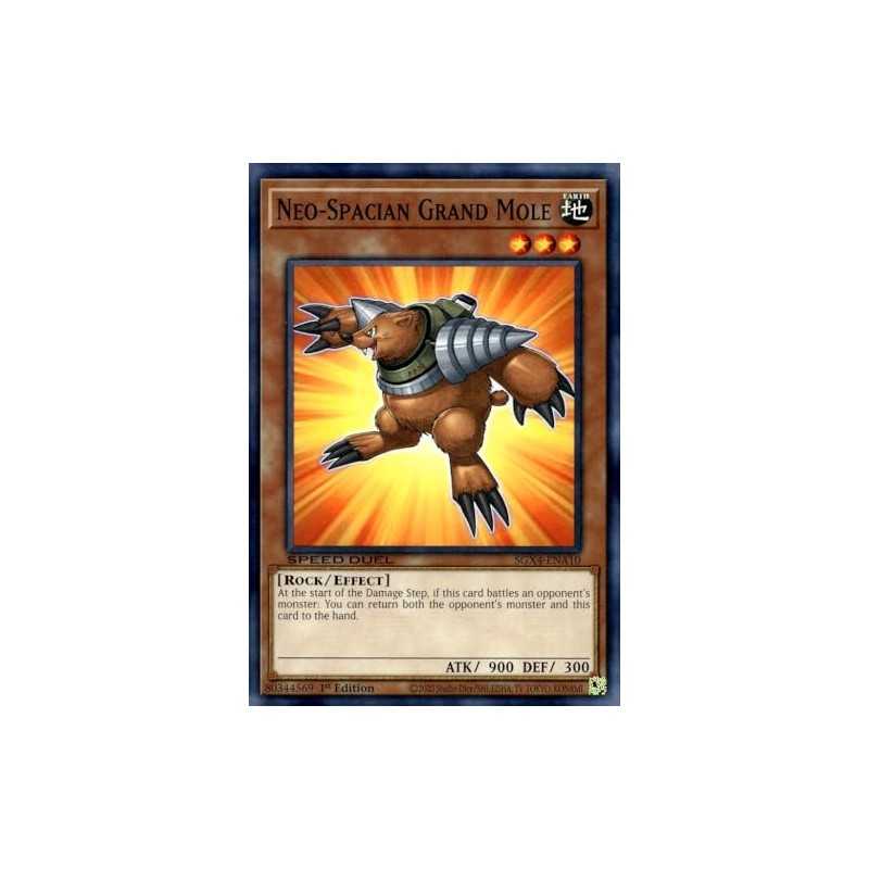 YU-GI-OH! Neo-Spacian Grand Mole - SGX4-ENA10 - Common - 1st