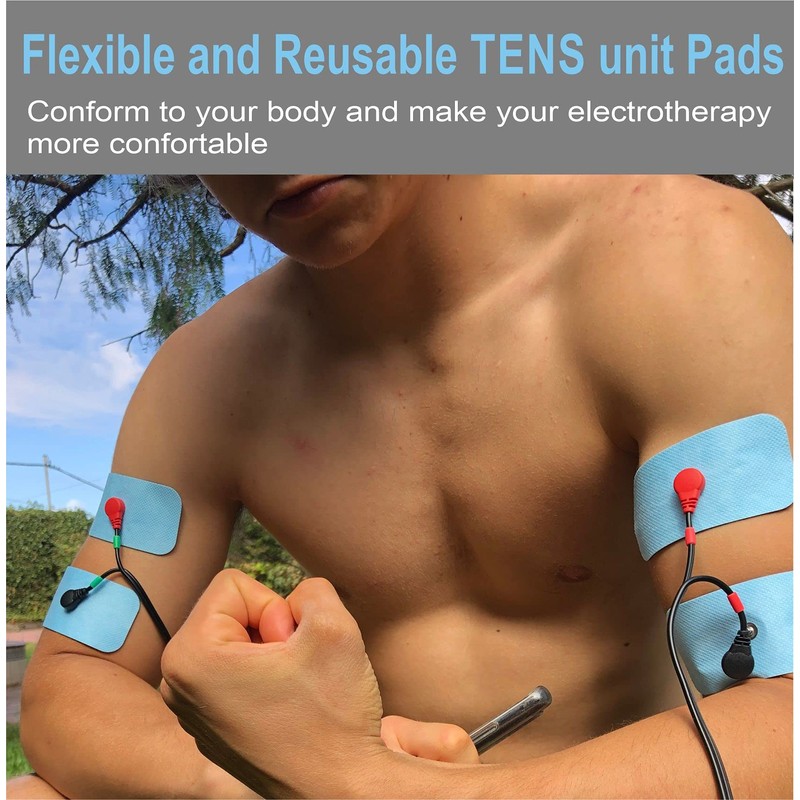 TENSPAD SILVER Pack of 16 electrode pads compatible with devices