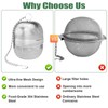 YHT Tea Infuser for Loose Tea,Stainless Steel Tea Ball Strainer