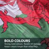 NWFlags Wales Flag 150gsm Nylon Rope & Toggle 5ft x