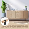 sourcing map 4Pcs T-Bar Wooden Drawer Pulls, 1.57" x 0.71"
