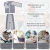 LAROTSUBA Summer Cotton Bedridden Patient Clothing,Disability Clothing With Fully Open