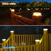 VOLISUN Solar Post Cap Lights Outdoor 4x4/6x6 Wooden/Vinyl Fence Cap