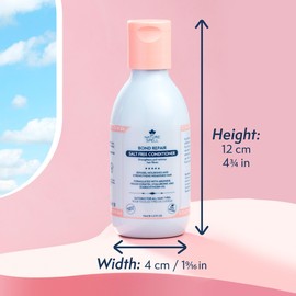 Nature Spell Bond Repair Travel Size Conditioner, Protecting & Repairing, For All Hair Types, Infused with Arginine, Vegan, 95ml