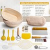 BAVIFY Sourdough Starter Kit, 9" Round & 10" Oval Banneton