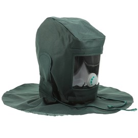 Totority sandblasting hoods plaque helmet abrasive sandblaster masks pressure washer mask head protection equipment protective cap sandblasting hood with air hasmat suit Anti-dust fastener