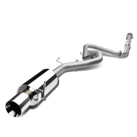 DNA MOTORING CBE-GALANT99-L4-NRT Stainless Steel Cat Back Exhaust System [Compatible with 99-03 Mitsubishi Galant 2.4L l4 Engine ONLY]