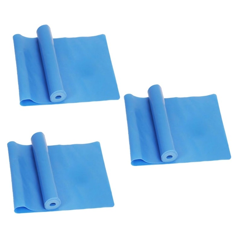 Kisangel 3pcs Fitness Body Building Bands Stretch Exercise Bands for