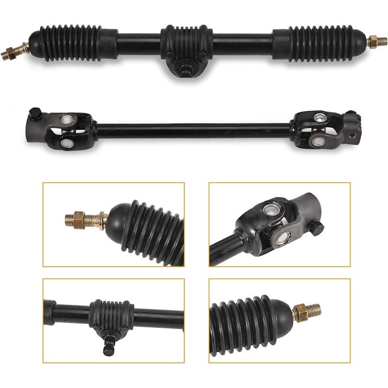 Trkimal 300mm Steering Wheel Tie Rod Rack Adjustable Shaft Tie