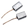 vhbw 2 x Carbon Brushes Motor Carbon Abrasive Carbon 4.8