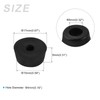 METALLIXITY Rubber Bumper Feet (17x8mm/0.67"x0.31") 50Pcs, Round Leg Pads Floor
