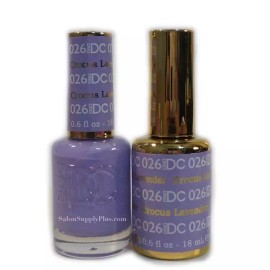 DAISY DND DC GEL - DUO SET (GEL + MATCHING LACQUER) - 026 CROCUS LAVENDER