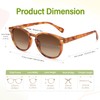 Madison Avenue Round Bifocal Reading Sunglasses for Women Men Spring