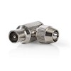 electrosmart Angled TV Aerial Coaxial Plugs - Set comprises of