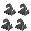 Watch Display Stand with Box 4PCS C Shape Single Watch