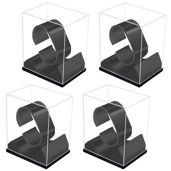 Watch Display Stand with Box 4PCS C Shape Single Watch