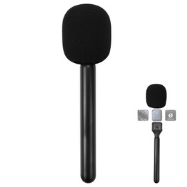 KXVXXV Wireless Microphone Grip Handheld Adapter Handheld Microphone Holder for Rode Wireless GO I/II DJI Mic, Microphone Hand Adapter for Interviews YouTube Tiktok Vlogging
