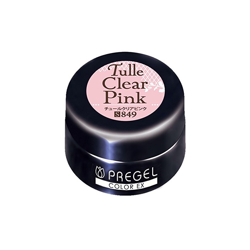 PRE GEL Color EX Tulle Clear Pink 849 0.1 oz