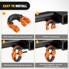 Nilight Safety Chain Connector Link, 1/2In Tow Hitch Hammerlock Coupling