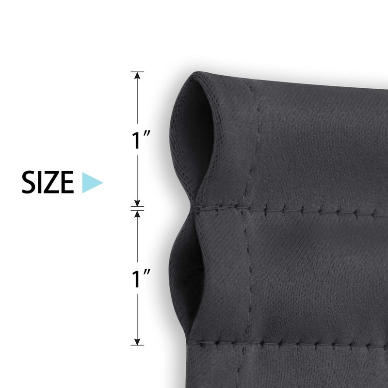 Deconovo Blackout Door Curtain – Thermal Insulated Blackout Window Cover