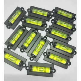 SIZIKJXGHWYI 4Pcs RV Standard Levels with Screw, RV Levelers Leveling Tools Bubble Spirit Level for Leveling Travel Trailer, Motorhome, Camping