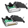 PENGLIN 2pcs D-SUB Connector 25 Pin Male Female RS-232 DB25