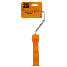 XOR8 Mini Roller Frame 4-6 Inch (125-150mm) – Durable & Ergonomic Handle – Lightweight & Sturdy for Smooth Painting – Ideal for Tight Spaces, Walls, Ceilings & Furniture – DIY & Professional Use