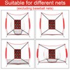 Adjustable Baseball Strike Zone Target Net, Waterproof Baseball Pitching Target