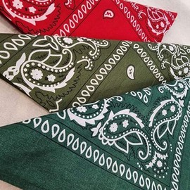 Bandana, Paisley Handkerchief, 3 Colors, Sports, Hiking, Group Uniforms, Headscarf, Custom Clothing, Group Gifts, Bicycle Club, Motorcycle Club / 반다나 페이즐리 손수건 3컬러 스포츠 등산 단체복 두건 맞춤복 단체선물 자전거동호회 오토바이 동호회