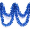 Royal Blue Christmas Chunky Tinsel Garland for Christmas Tree Decorations,
