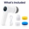 Multifunctional Electric Cleaning Brush for Household Surfaces - Rotating Scrubber