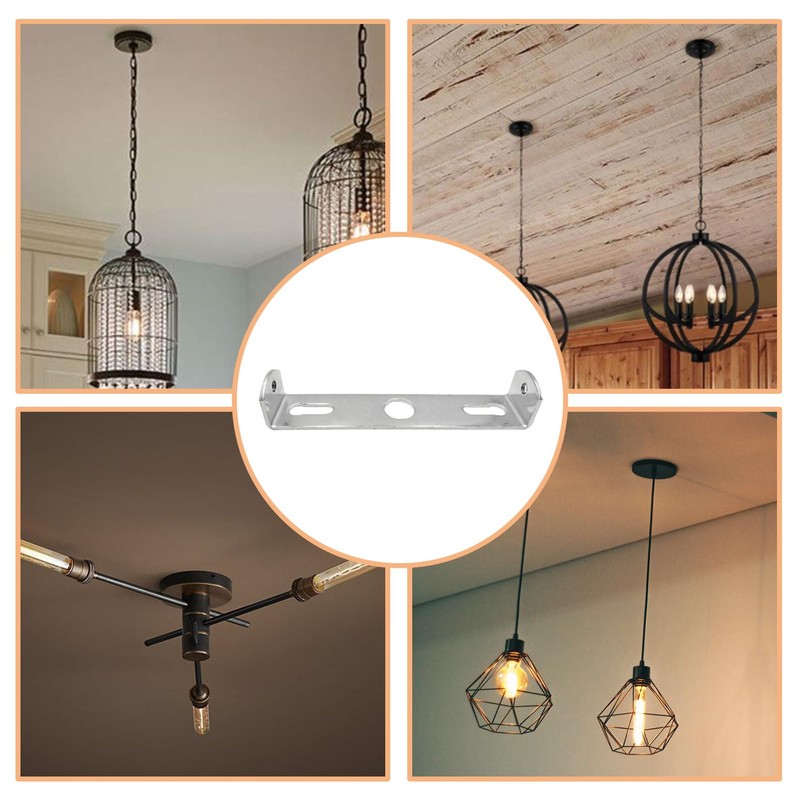 4 Packs Ceiling Light Mounting Bracket 4.33" Light Fixture Mounting