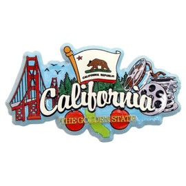 California State Elements Fridge Collectible Souvenir Magnet