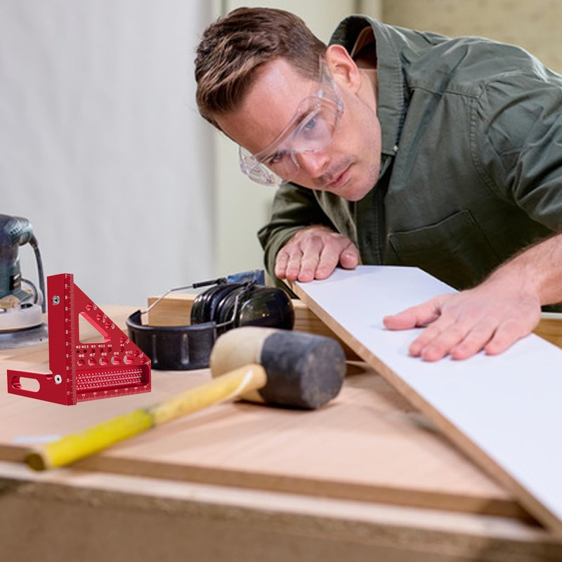 3D Carpenter's Angle Measuring Tools, High Precision Layout Measuring Tool,
