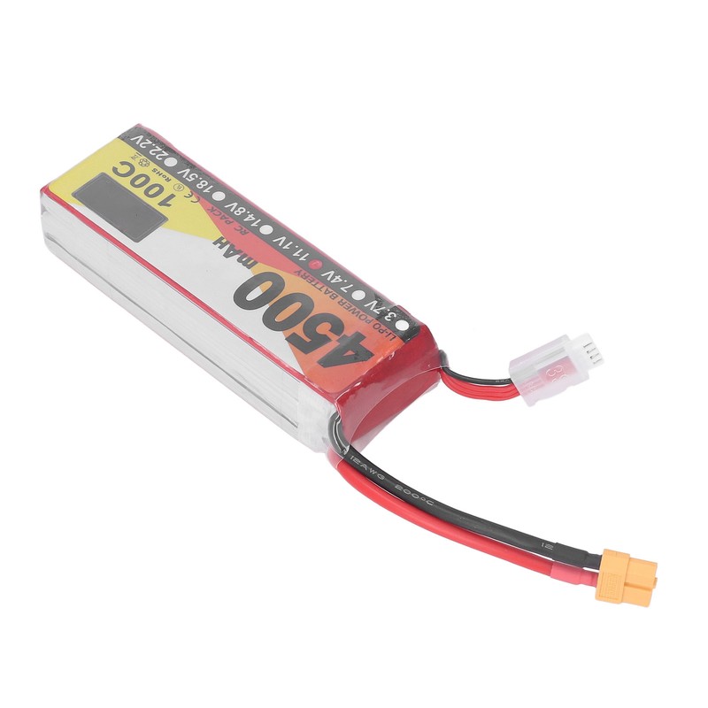 RC Lipo Battery 4500mAh 11.1V 100C 3S Remote Control Vehicles