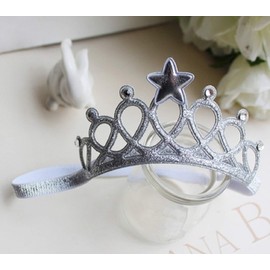 Aroara Tiara, Crown, Hair Band, Star, Hair Accessories, Hair Ornament, Girls, Children, silver gold