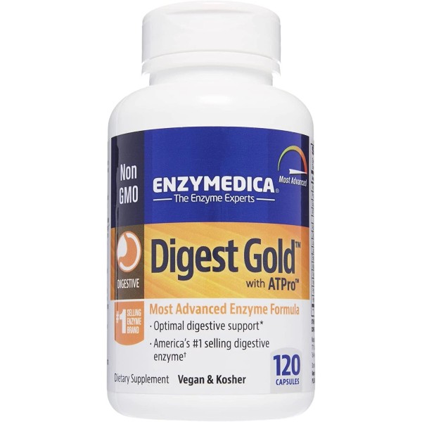 Enzymedica, Digest Gold ATPro Optimal Digestive Support 120 Caps