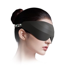 Sleep Mask for Side Sleeper Women Men, EVA BELLE Eye Mask for Sleeping Light Blocking, 3D Sleeping Mask Blackout, Soft Breathable Eye Shade Cover with Adjustable Elastic Strap for Travel Home Nap Rest